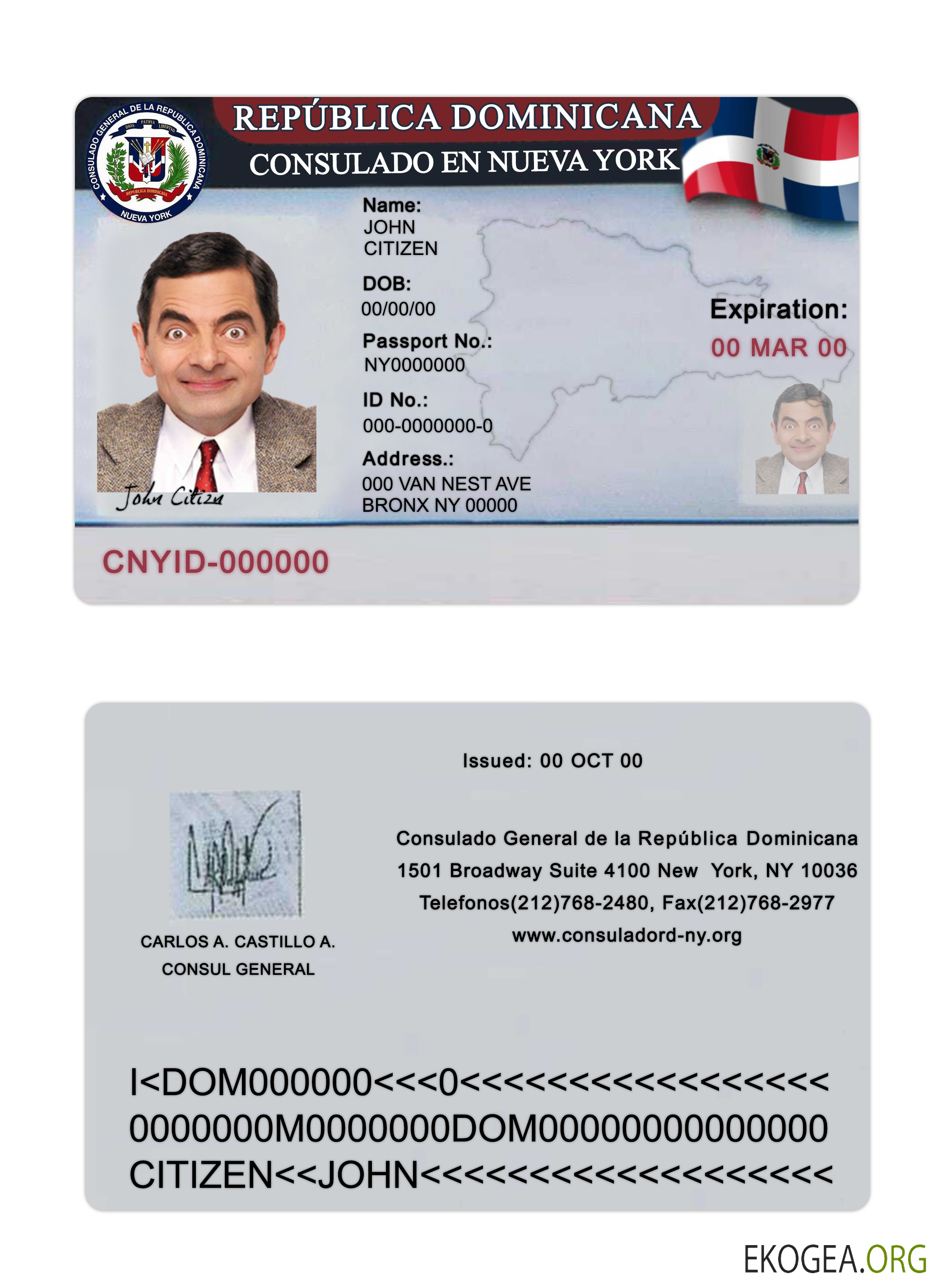 République dominicaine consulée à New York